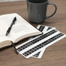 Black Quick Reference Adhesive Old and New Testament Bible Indexing Tabs