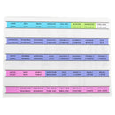 Rainbow Bible Indexing Tabs Old and New Testament Books of The Bible - 80 Tabs