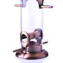 15 inch Copper Finish Weather Resistant 1 Lb. Outdoor Hanging Bird Seed Feeder