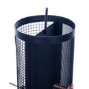 12 inch Copper Finish Heavy Duty Mesh Metal 3 Lb. Dual Nut and Seed Bird Feeder