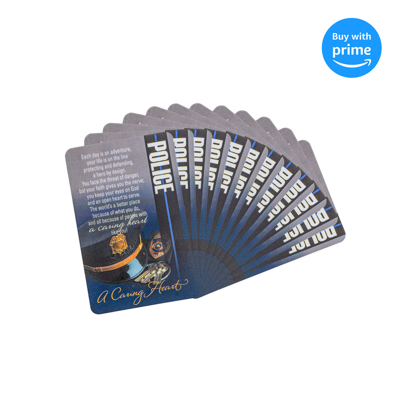 Pocket Card Bookmark Pack of 12 - Police