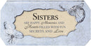 Top down view of Sisters are Happy Memories Petite Periwinkle Belle Papier Jewelry and Music Box