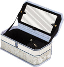 Home décor keepsake and trinket box made with hidden musical mechanism inside