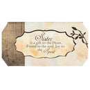 Top down view of Sister is a Friend to the Soul Tree Branch Jewelry and Music Box