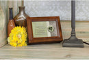 Top down view of Forever in Our Hearts Memory Woodgrain Digital Keepsake Music Box