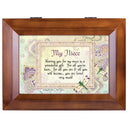 My Niece Wonderful Gift Loved Very Much Woodgrain Digital Keepsake Music Box Plays My Wish