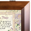 My Niece Wonderful Gift Loved Very Much Woodgrain Digital Keepsake Music Box Plays My Wish