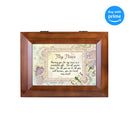 Top down view of My Niece Wonderful Gift Loved Very Much Woodgrain Digital Keepsake Music Box