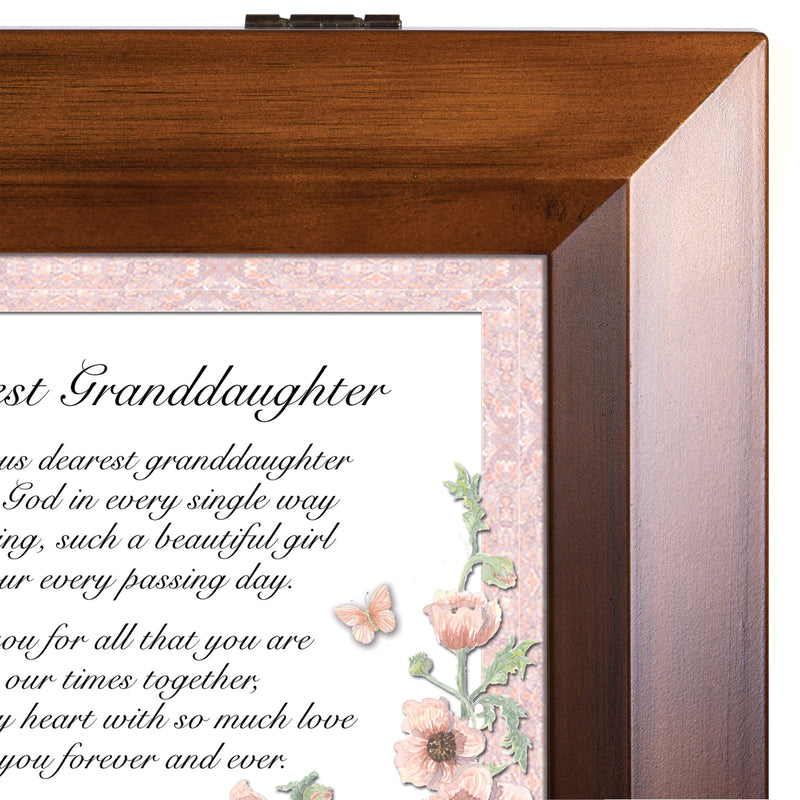 Dearest Granddaughter Love You Forever Woodgrain Digital Keepsake Music Box Plays My Wish