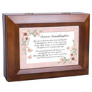 Home décor keepsake and trinket box made with hidden musical mechanism inside