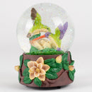 Hummingbirds and Magnolias 100MM Music Water Globe Plays Song Waltz of The Flowers