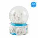 Playful Polar Bear Figurine 100MM Water Globe Plays Tune Born Free