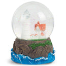 Cape Cod Lighthouse Cottage 100MM Music Water Globe Plays Tune by The Beautiful Sea