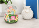 Fairy Children in Flowers 100MM Music Water Globe Plays Tune Greensleeves