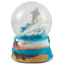 Florida Dolphins Figurine 100MM Water Globe Plays Tune by The Beautiful Sea
