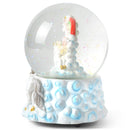 Rainbow Unicorns 100MM Resin Glitter Water Globe Plays Tune You are My Sunshine