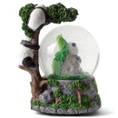 Playful Panda Bears 100mm Resin 3D Water Globe Plays Tune What a Wonderful World