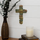 Dicksons Names of Jesus Christ Pebble 10 Inch Resin Decorative Hanging Wall Cross