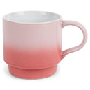 100 North Peach Ombre 13 ounce Ceramic Coffee Mug
