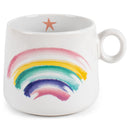 100 North Rainbow Star 14.5 ounce Ceramic Coffee Mug