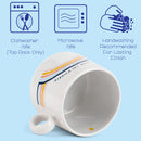 100 North Follow The Rainbow Sun 14.5 ounce Ceramic Coffee Mugs Pack of 4