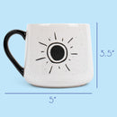100 North Sun 13 ounce Ceramic Coffee Mug