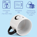 100 North Moon 13 ounce Ceramic Coffee Mugs Pack of 4