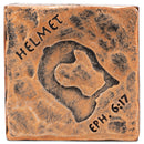 Dicksons Full Armor of God Ephesians 6:13 Resin Stone Copper Tone Finish Tabletop Prayer Block Decoration