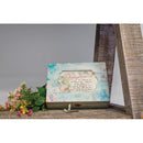 Home décor keepsake and trinket box made with hidden musical mechanism inside