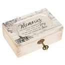 Memories Moments White Wash Butterfly Tree Petite Decoupage Music Box Plays What a Wonderful World