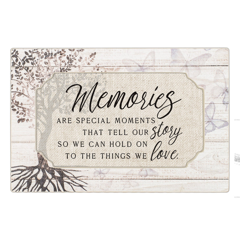 Memories Moments White Wash Butterfly Tree Petite Decoupage Music Box Plays What a Wonderful World