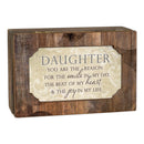 Home décor keepsake and trinket box made with hidden musical mechanism inside