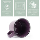 Elanze Designs Speckled Camper Colorful 13 ounce Ceramic Coffee Mugs Set of 4