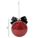 Elanze Designs Love You're My Grandma Red 4 inch Blown Glass Ball Christmas Ornament