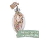 Elanze Designs Joy To The World Floral Pink 4 inch Glass Christmas Ornament