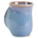 Elanze Designs Reactive 14 ounce Ceramic Handwarmer Mugs Set of 2, Ocean Sunrise