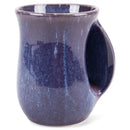 Elanze Designs Reactive 14 ounce Ceramic Handwarmer Mug, Midnight Purple