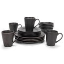 16 piece dinnerware set, stacked