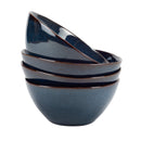 Complete set of Navy Blue Modern Chic Smooth Dinnerware Bowls