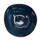 Modern Chic Smooth Ceramic Stoneware Dinnerware Bowls Set of 4 - Navy Blue