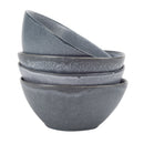 Complete set of Charcoal Grey Modern Chic Smooth Dinnerware Bowls