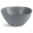 Modern Chic Smooth Ceramic Stoneware Dinnerware Bowls Set of 4 - Charcoal Grey