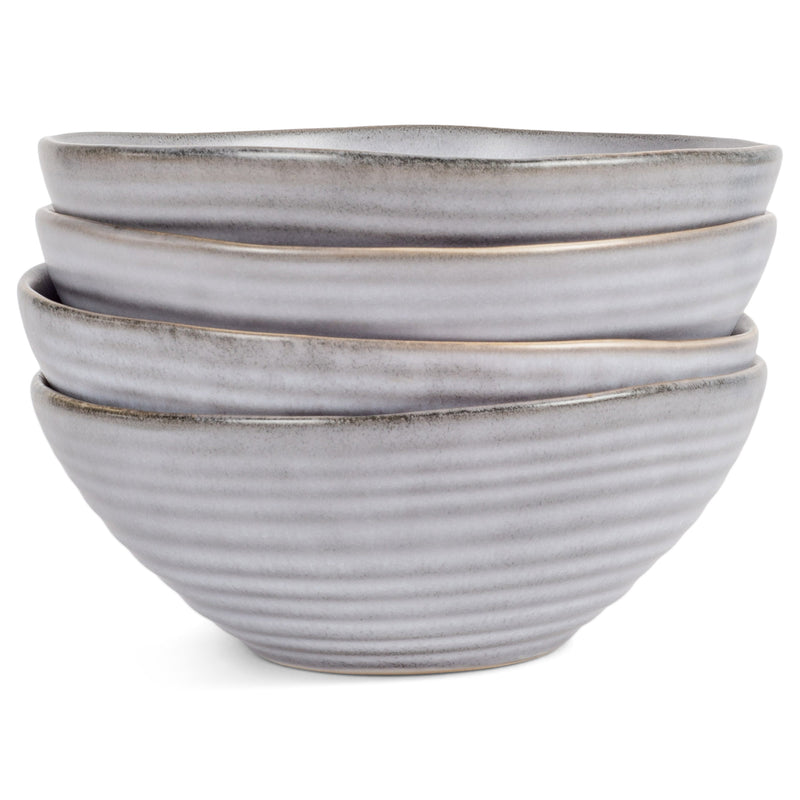 Kitchen tableware bowl set designed and made with ceramic stoneware