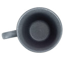Modern Chic Smooth Ceramic Stoneware Dinnerware Mugs Set of 4 - Charcoal Grey