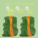 100 North Green Dragon 17 ounce Glossy Ceramic Character Mugs Pack of 2