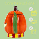 100 North Pumpkin Jack O'Lantern 16 ounce Glossy Ceramic Character Mug