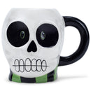 100 North Skull 17 ounce Glossy Ceramic Halloween Character Mug