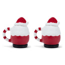 100 North Santa Claus 17 ounce Glossy Ceramic Christmas Character Mugs Pack of 2