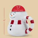 100 North Snowman 17 ounce Glossy Ceramic Christmas Character Mug