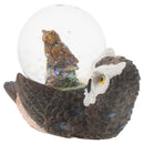 Mommy Owl and Owlet Figurine 45MM Glitter Water Globe Decoration